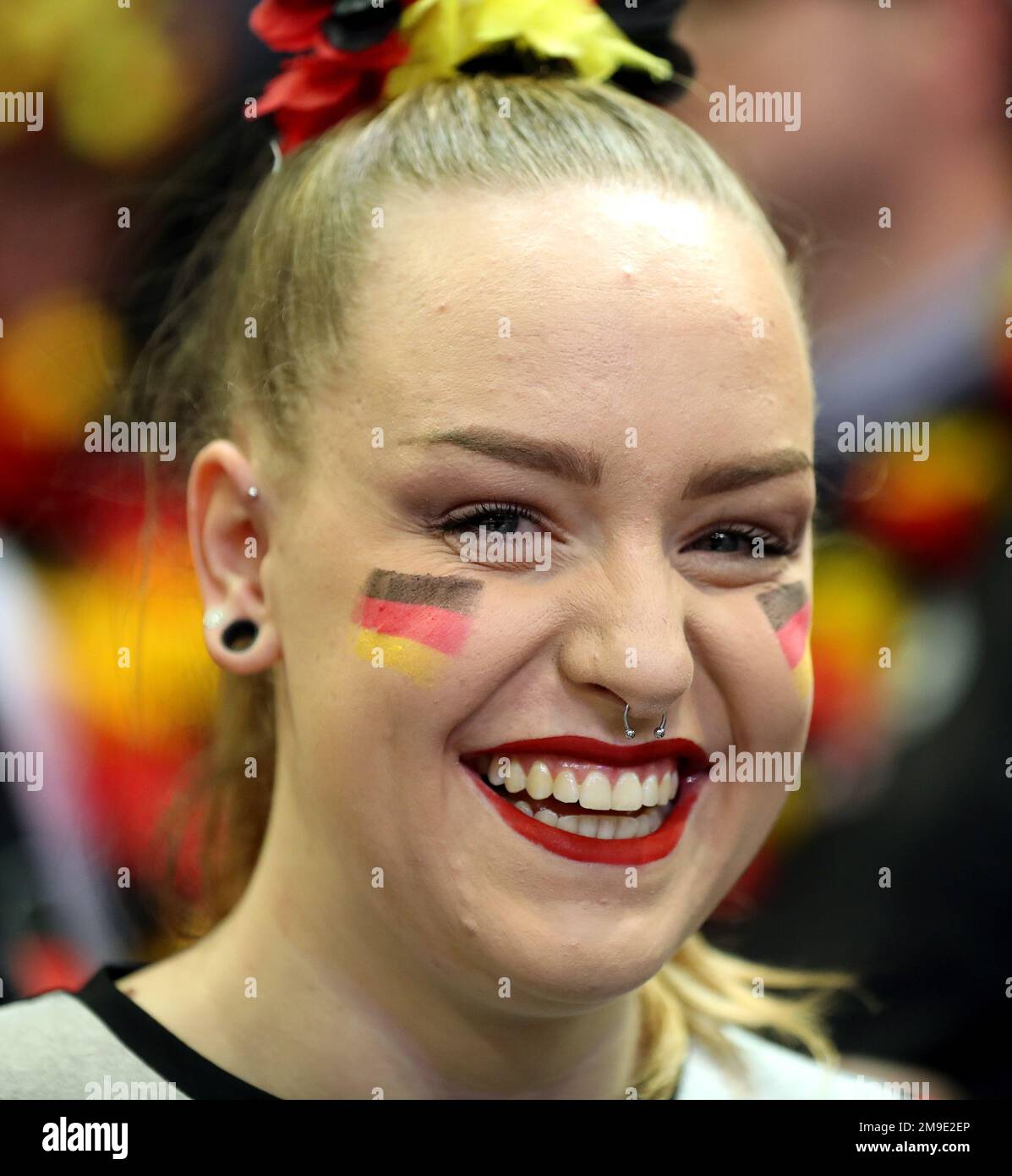 Fans Deutschland Germany vs Serbia 28th IHF Men`s Handball World 